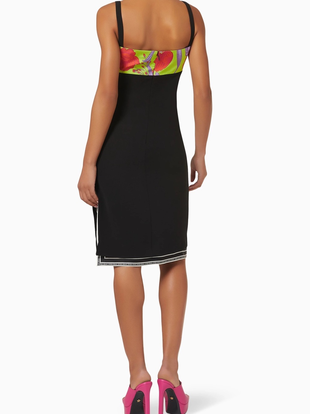 Versace Printed Twill Silk Crepe de Chine Acid Print - Picture 3 of 12